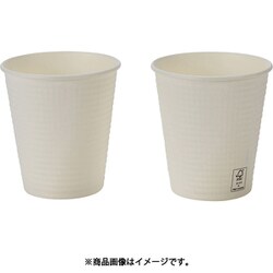 FMX エンボスカップ ホワイト 210ml 50個入 XKTA701
