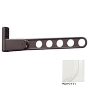 HKL-65-W [ホスクリーン 屋外用 窓壁用物干 ロングベースタイプ 1本入 ホワイト]