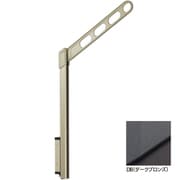 EP-55-DB [ホスクリーン 屋外用 腰壁用物干 上下式 ショートポールタイプ 1組（2本入） ダークブロンズ]