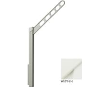 GP-55-W [ホスクリーン 屋外用 腰壁用物干 上下式 ローコストタイプ 1組（2本入） ホワイト]