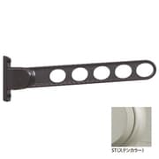 RK-55-ST [ホスクリーン 屋外用 窓壁用物干 4段階角度調整の最新タイプ 1本入 ステンカラー]