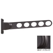RK-55-DB [ホスクリーン 屋外用 窓壁用物干 4段階角度調整の最新タイプ 1本入 ダークブロンズ]