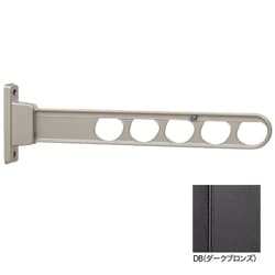 ホスクリーン 屋外用 腰壁用物干 ローコストタイプ 1本入 ダークブロンズ HD-55-DB