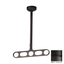 ホスクリーン 屋外用 軒天用物干 1組（2本入） ダークブロンズ Z-107-DB