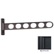EK-55-BL [ホスクリーン 屋外用 窓壁用物干 固定アームのローコストタイプ 1本入 ブラック]