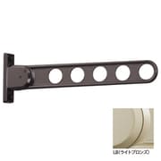 HK-55-LB [ホスクリーン 屋外用 窓壁用物干 3段階角度調整のスタンダードタイプ 1本入 ライトブロンズ]