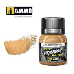 AMO-0627 ダイオ ドライブラシペイント 40ml ブライトゴールド [プラモデル用塗料]