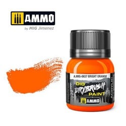 AMO-0637 ダイオ ドライブラシペイント 40ml ブライトオレンジ [プラモデル用塗料]