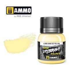AMO-0640 ダイオ ドライブラシペイント 40ml アイスイエロー [プラモデル用塗料]