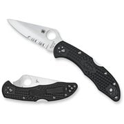 デリカ 4 ハンナミバ DELICA 4 半波刃 50102 ブラック [アウトドア フィールドギア アウトドアナイフ]