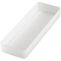 小物トレー 幅8×奥行24×高さ4cm 半透明 squ+ ナチュラ ソーフィス SKT-LCL