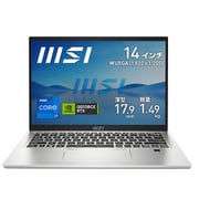 PRESTIGE14HB12UCX099JP [ノートパソコン/Prestige 14 H B12U/14型/Core i7-12650H/GeForce RTX 2050/メモリ 32GB/SSD 512GB/Windows 11 Home/アーバンシルバー]