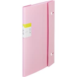 クリアーファイル カキコ ジャバラタイプ A4タテ 16P ピンク 8612ヒン