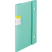 クリアーファイル カキコ ジャバラタイプ A4タテ 16P ミントグリーン 8612ミン