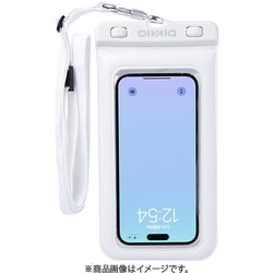 566-952269 [DIVAID フローティング防水ケース ワイドサイズ ショルダーストラップ ホワイト]