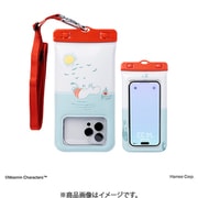 566-952351 [DIVAID フローティング防水ケース ワイドサイズ ショルダーストラップ ムーミン ムーミン＆リトルミイ・スイム]