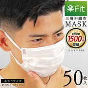 life-041-100p マスク 不織布 立体 ふつう 100枚セット（50枚×2箱） ホワイト