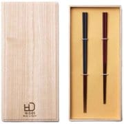 ささめ箸 2膳セット 長 黒・朱 WDH-0111