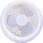 充電式ミニサーキュレーター DCモーター 14cm ホワイト SKJ-CF080（W）