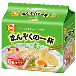 まんぞくの一杯 しお 5食パック 84g×5 [インスタントラーメン]