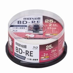 ヨドバシ.com - マクセル Maxell BEV25WPG.25SP [録画用BD-RE