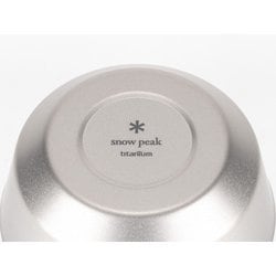 snow peak チタンダブルボウル 600 『2個セット』　TW-241 snow peak スノーピーク チタンダブルボウル 600 TW-241 皿