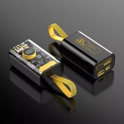 急速充電対応2in1モバイルバッテリー 5000mAh GeeTurbo-bk