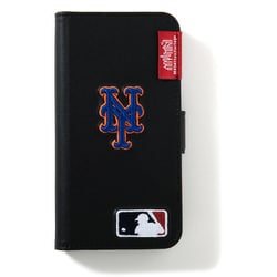 iPSE-PU-MLB-02 NYM MLB [iPhone SE（第3世代）用 Book Type Case]