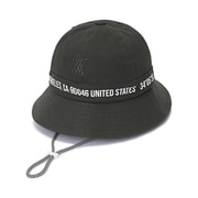 AGDUUCP46 [Number point hexagon bucket hat KHAKI ナンバーポイントヘキサゴンバケットハット Mサイズ]
