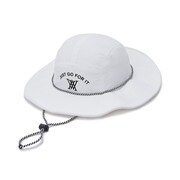 AGDUMCP41 [MEN Stitch incision wide hat WHITE]