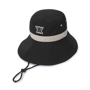 AGDUWCP42 [WOMEN Unbalanced wide brim bucket hat BLACK]