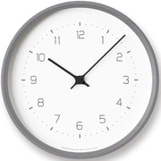 掛け時計 KK22-09 GY NEUT wall clock(ニュート ウォール クロック) グレー