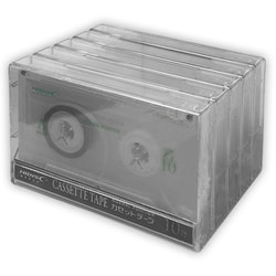 一般録音用 カセットテープ ノーマルポジション 10分（片面5分） 5本パック HDAT10N5P