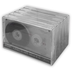 一般録音用 カセットテープ ノーマルポジション 90分（片面45分） 5本パック HDAT90N5P