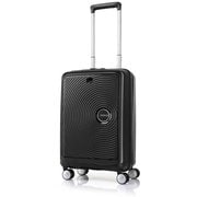 スーツケース CURIO(キュリオ) スピナー55 フロントオープニング 旅行日数目安:1~3泊 31L TSAロック搭載 機内持ち込み可 ブラック AO8-09022