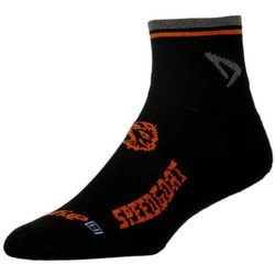 ライト・トレイル・ラン LiteTrail RUNNING(1/4Crew) 32532 Black/Foliage Green/Orange-speed goat Lサイズ(27-28.5cm) [ランニングウェア ソックス]