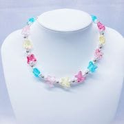 Q5866 [minacute（ミナキュート） カラフルちょうちょ ネックレス]
