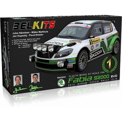 BEL004 ベルキット 1/24 シュコダ ファビア S2000 EVO 2012 バルム・チェコ・ラリー・ズリーン ウィナー [組立式プラスチックモデル]