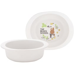 抗菌 電子レンジ・食洗機対応 PP製ベビー小鉢 くまのがっこう XP24AG