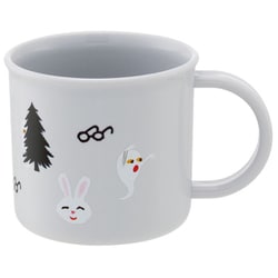 KE4AAG めがねうさぎ 抗菌食洗機対応プラコップ200ml [キャラクターグッズ]