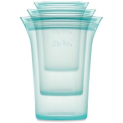 ジップトップ カップ 3点セット ティール Z-CUP3A-03