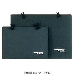 ポートフォリオ B4 画材 収納用品 ブラック PF955