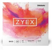 ウッドベース/コントラバス弦 ZYEX ザイエックス セット Light Tension DZ610 3/4L