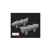 EDU632196 1/32 スピットファイア Mk.Ia 排気管 （コータリ用） [プラモデル用パーツ]