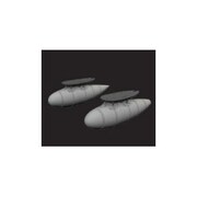EDU672321 1/72 Bf109F/G 増槽 2種×各1個入 （エデュアルド用） [プラモデル用パーツ]