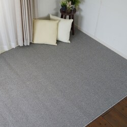 ラグ ルベリー 352cm×352cm グレー 13286501-9