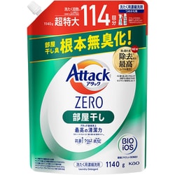 アタックZERO ゼロ 洗濯用洗剤 つめかえ用 超特大 1800g 5個セット Amazon | 【大容量】アタック ZERO(ゼロ) 洗濯洗剤 液体