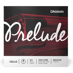 チェロ弦 PRELUDE プレリュード A線 Medium Tension J1011 3/4M