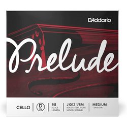 チェロ弦 PRELUDE プレリュード D線 Medium Tension J1012 1/8M