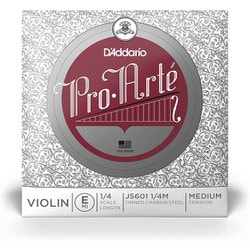 バイオリン弦 PROARTE プロアルテ E線 Medium Tension J5601 1/4M